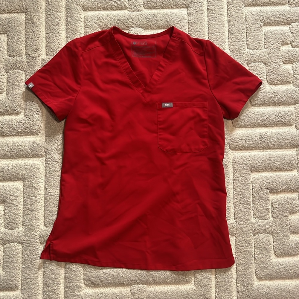 Red FIGS Catarina scrub top, XS